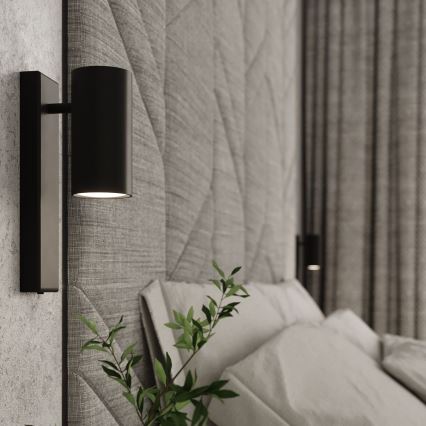 Aplique UTTI 1xGU10/40W/230V negro