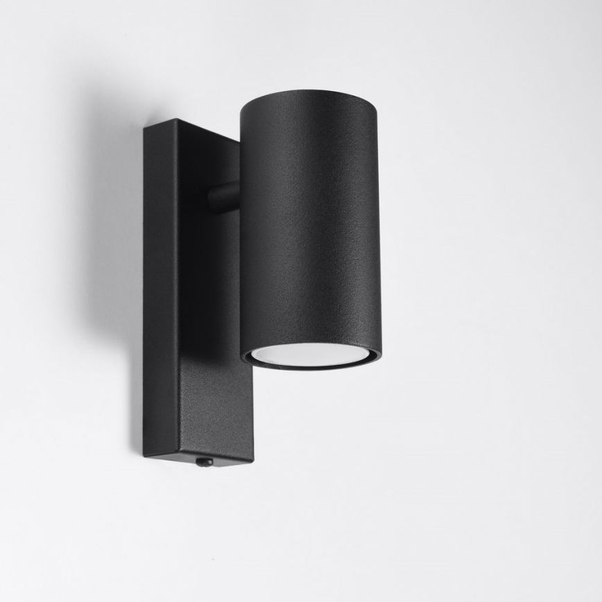 Aplique UTTI 1xGU10/40W/230V negro