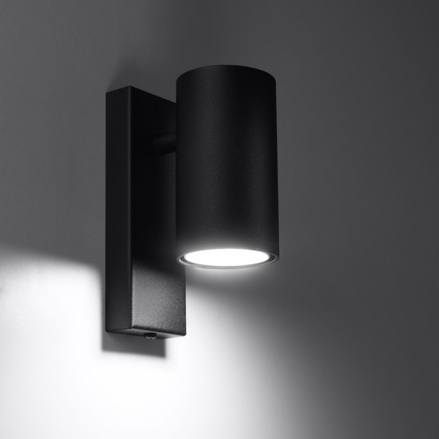 Aplique UTTI 1xGU10/40W/230V negro