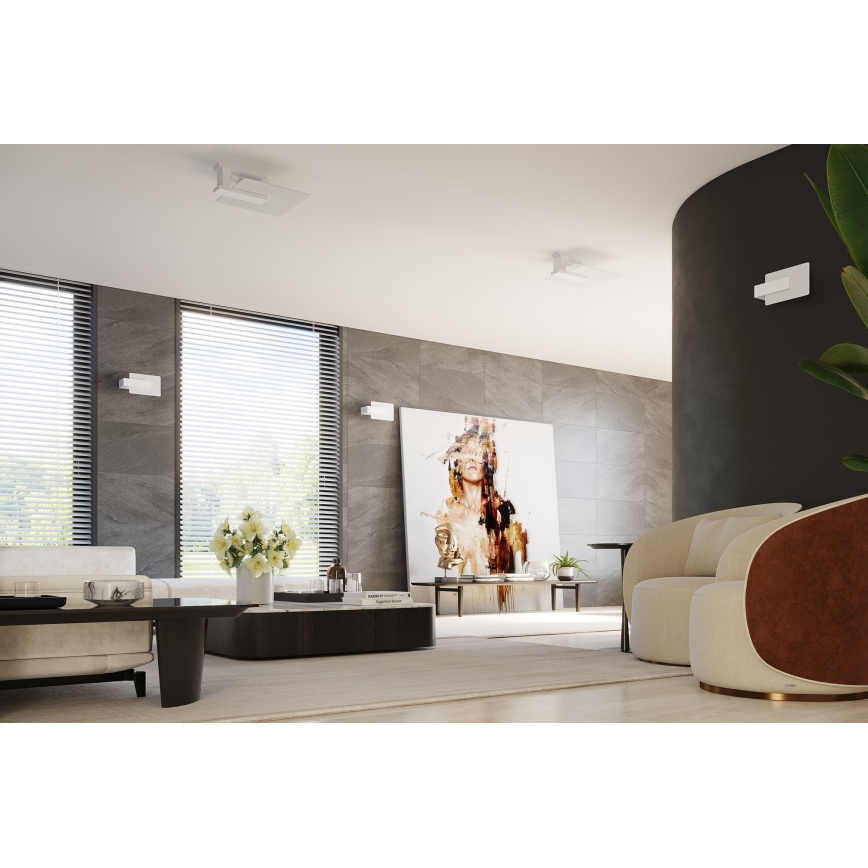 Aplique de pared LAPPO 1xE14/10W/230V blanco