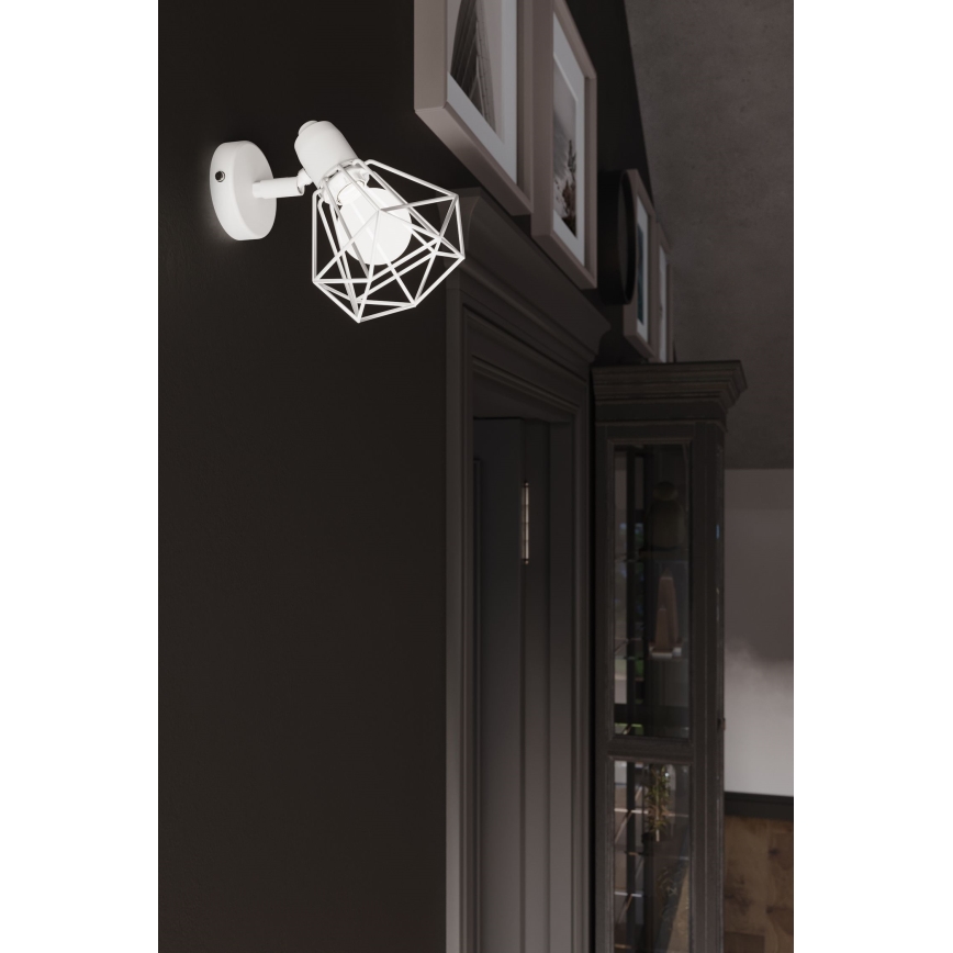 Aplique de pared ARTEMIS 1xE14/40W/230V blanco