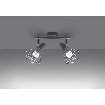 Lámpara de techo ARTEMIS 2xE14/40W/230V blanca