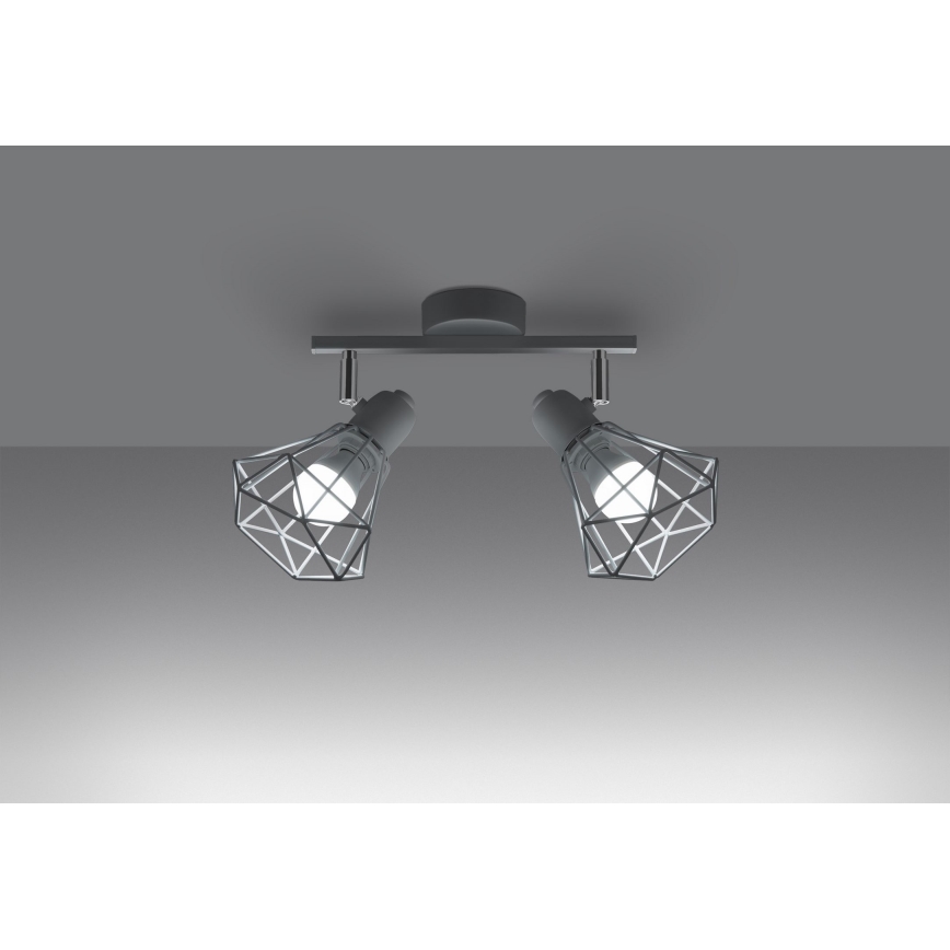 Lámpara de techo ARTEMIS 2xE14/40W/230V blanca