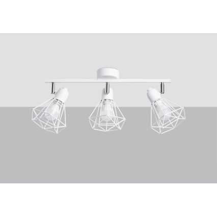 Lámpara de techo ARTEMIS 3xE14/40W/230V blanca