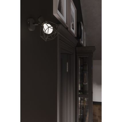 Foco de pared ARTEMIS 1xE14/40W/230V negro