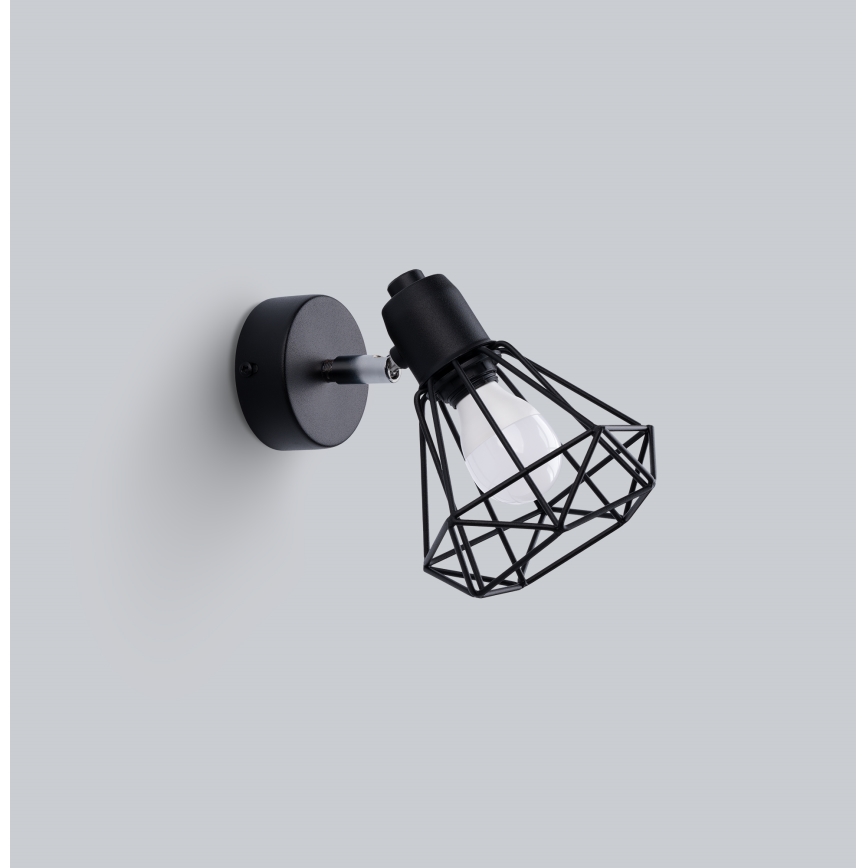 Foco de pared ARTEMIS 1xE14/40W/230V negro