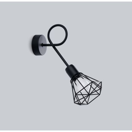 Lámpara de pared ARTEMIS 1xE14/40W/230V negra