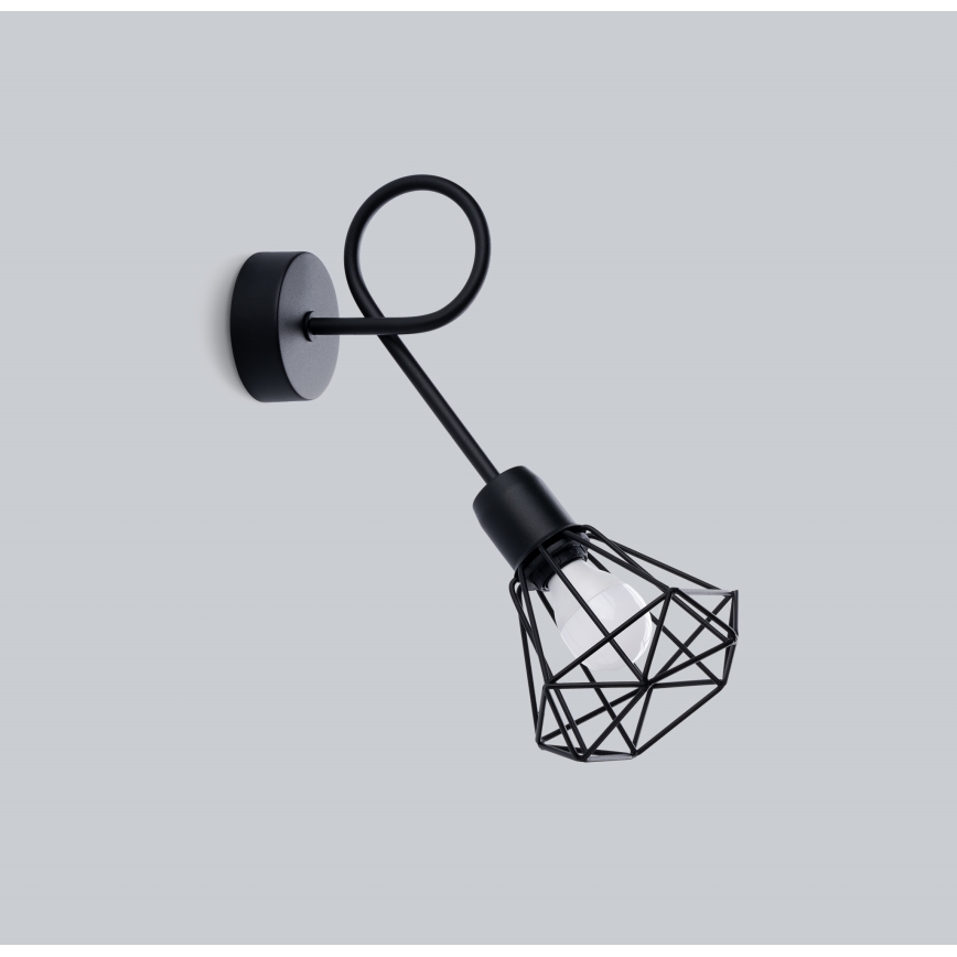 Lámpara de pared ARTEMIS 1xE14/40W/230V negra