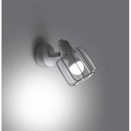 Aplique de pared BELUCI 1xE14/40W/230V blanco