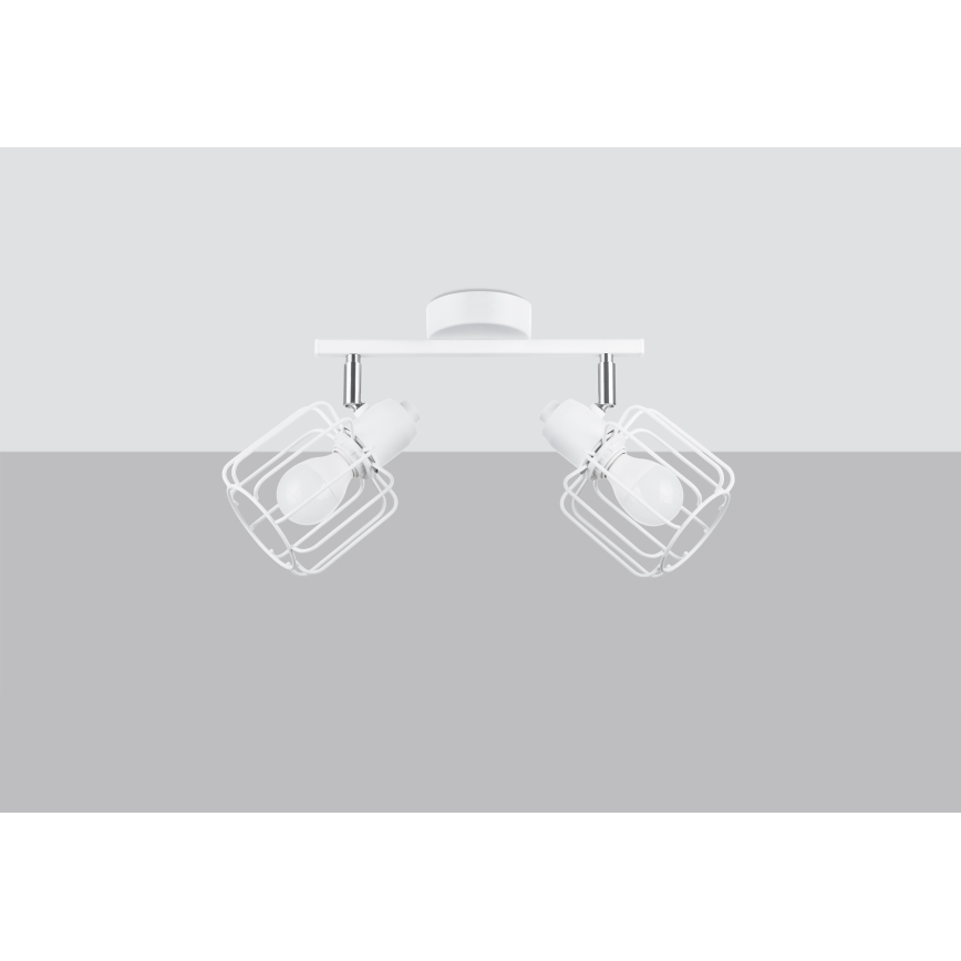 Lámpara de techo BELUCI 2xE14/40W/230V blanca
