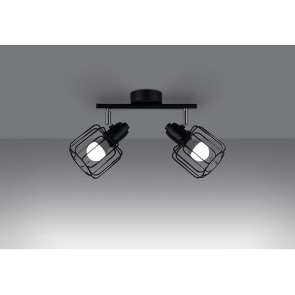 Foco empotrable BELUCI 2xE14/40W/230V negro