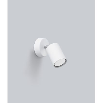 Aplique de pared con foco LEMMI 1xGU10/40W/230V blanco