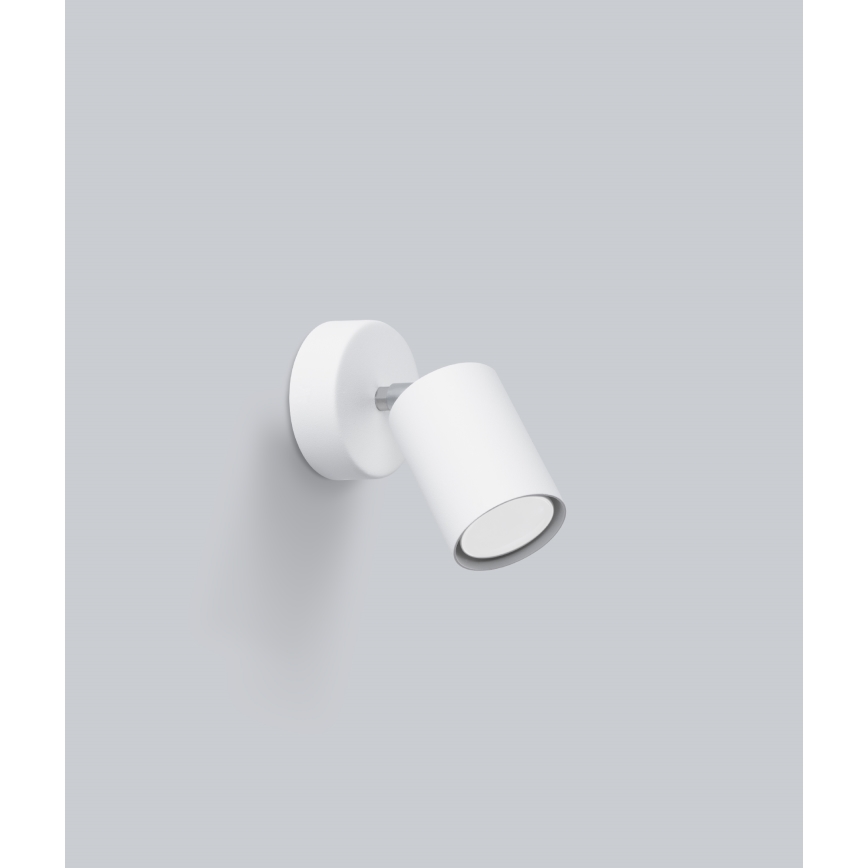 Aplique de pared con foco LEMMI 1xGU10/40W/230V blanco