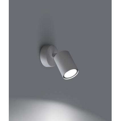 Aplique de pared con foco LEMMI 1xGU10/40W/230V blanco