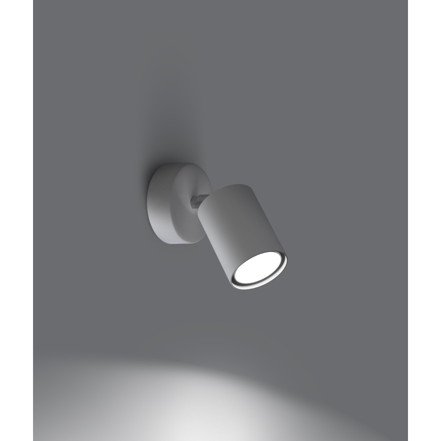 Aplique de pared con foco LEMMI 1xGU10/40W/230V blanco
