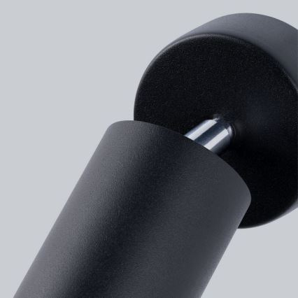 Aplique de pared con foco LEMMI 1xGU10/40W/230V negro