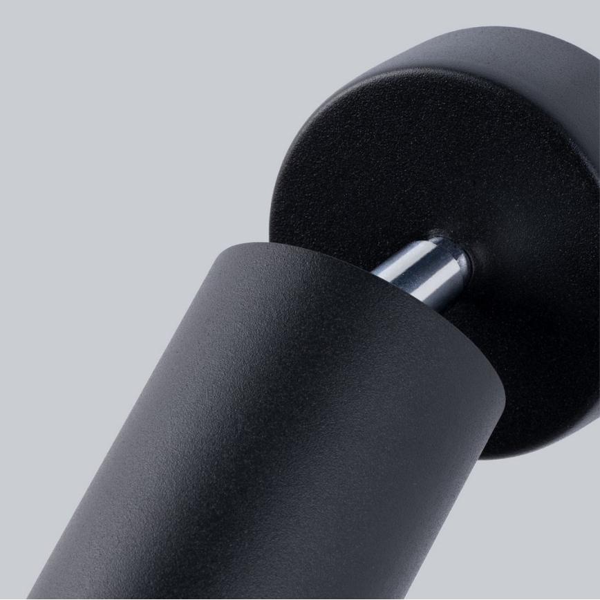 Aplique de pared con foco LEMMI 1xGU10/40W/230V negro