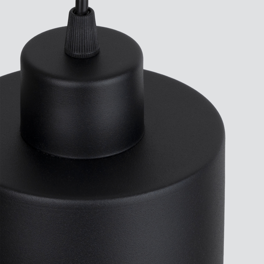 Lámpara colgante SAVAR 1xE27/60W/230V negro