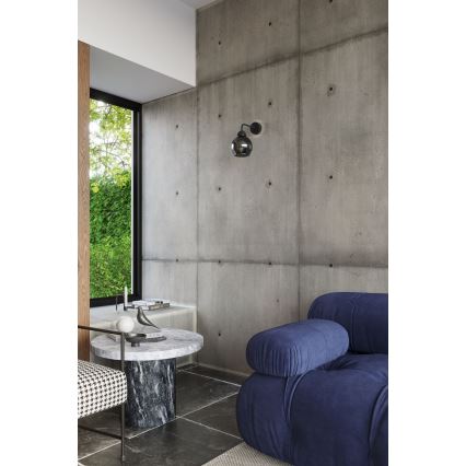 Lámpara de pared ALINO 1xE27/60W/230V negra