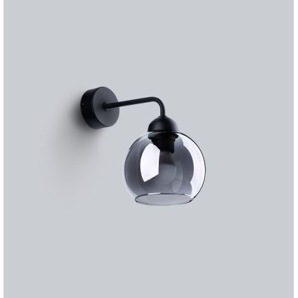 Lámpara de pared ALINO 1xE27/60W/230V negra