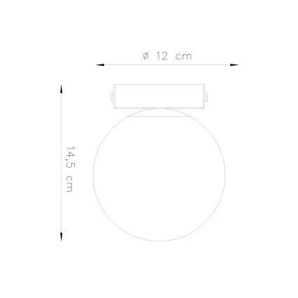 Lámpara de techo YOLI 1xG9/12W/230V blanca