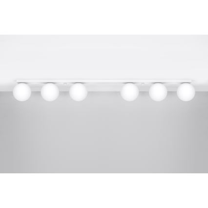 Lámpara de techo YOLI 6xG9/12W/230V blanca