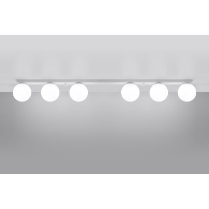 Lámpara de techo YOLI 6xG9/12W/230V blanca