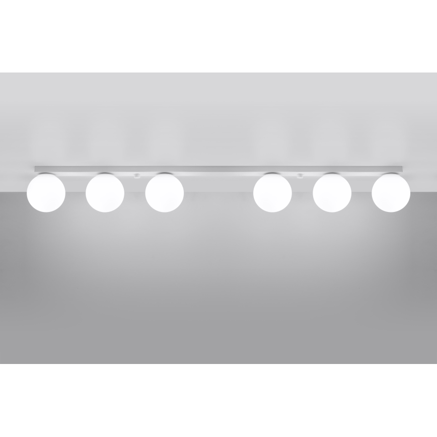 Lámpara de techo YOLI 6xG9/12W/230V blanca