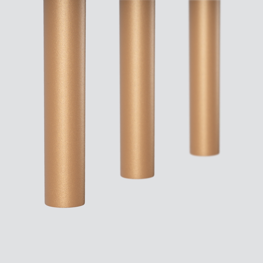 Lámpara colgante PASTELO 3xG9/8W/230V dorado