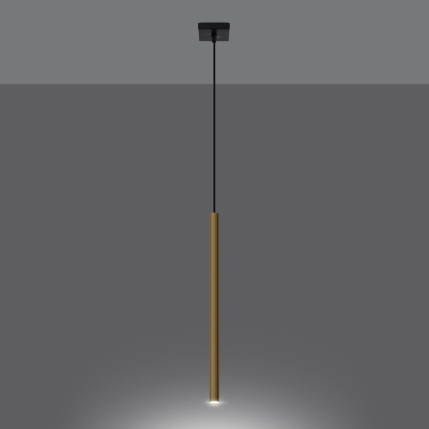 Lámpara colgante PASTELO 1xG9/8W/230V dorado