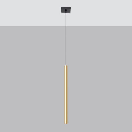 Lámpara colgante PASTELO 1xG9/8W/230V dorado
