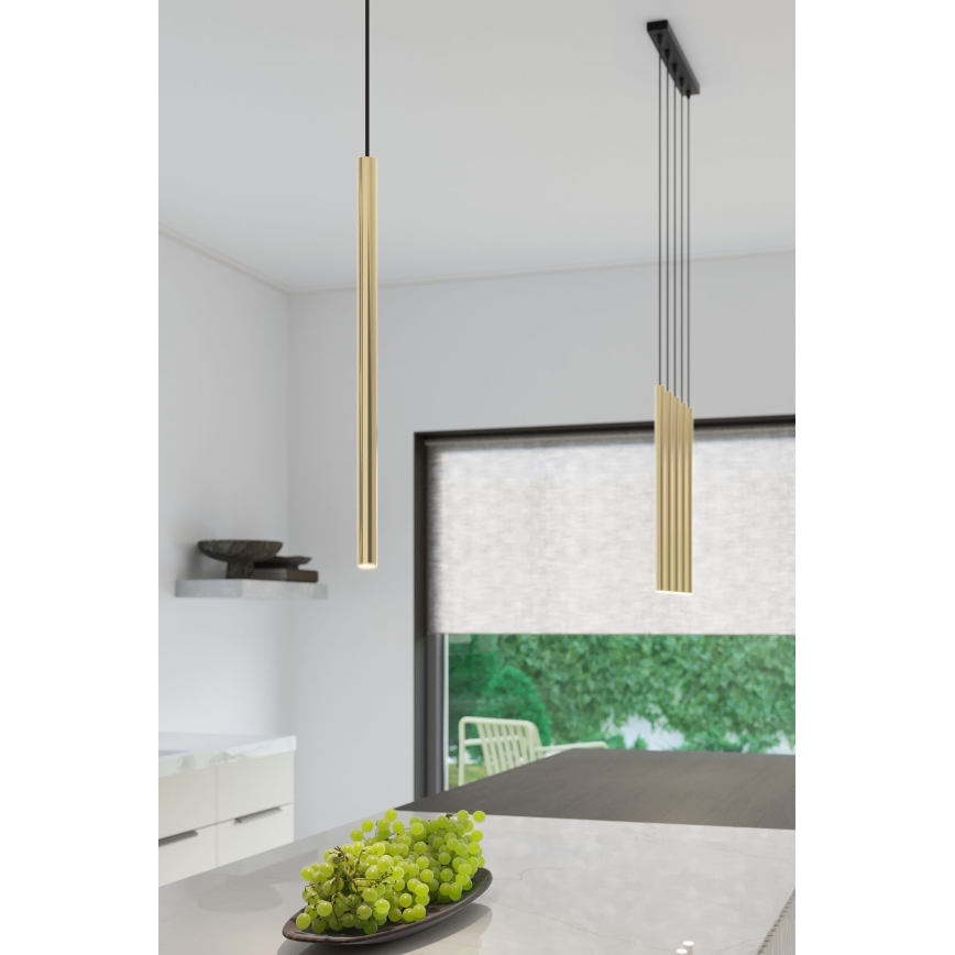 Lámpara colgante PASTELO 1xG9/8W/230V dorado