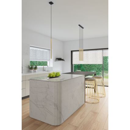 Lámpara colgante PASTELO 1xG9/8W/230V dorado