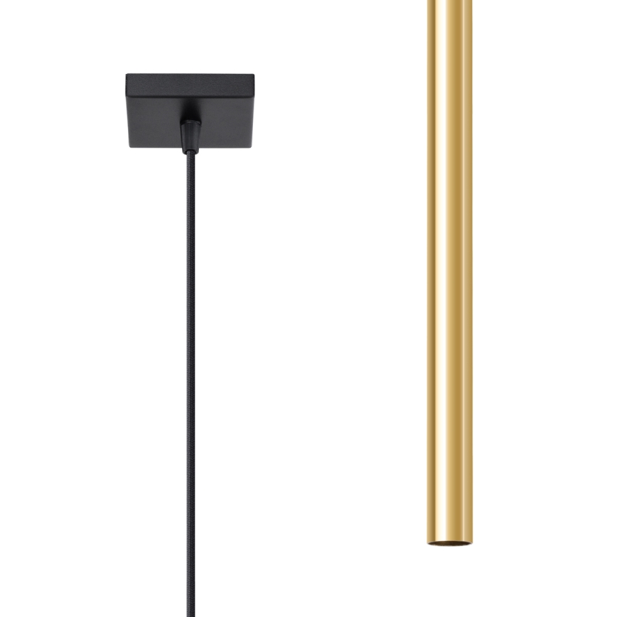 Lámpara colgante PASTELO 1xG9/8W/230V dorado