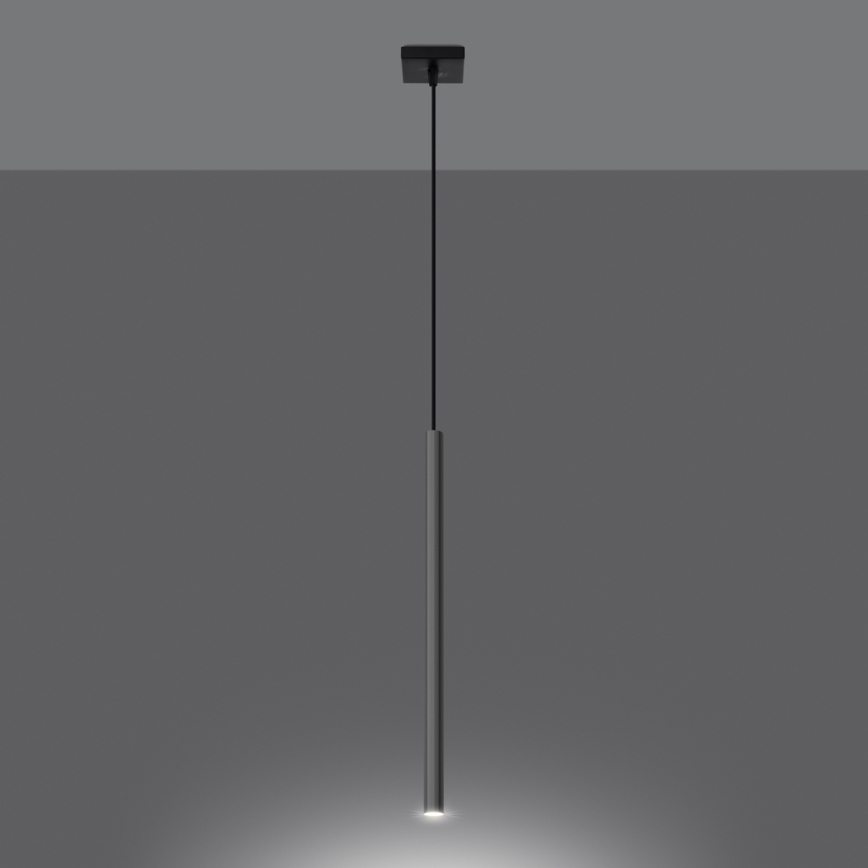 Lámpara colgante PASTELO 1xG9/8W/230V cromo brillante