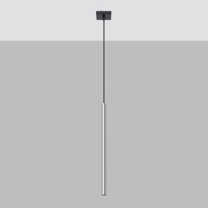 Lámpara colgante PASTELO 1xG9/8W/230V cromo brillante