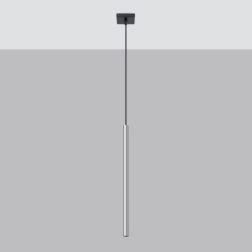 Lámpara colgante PASTELO 1xG9/8W/230V cromo brillante