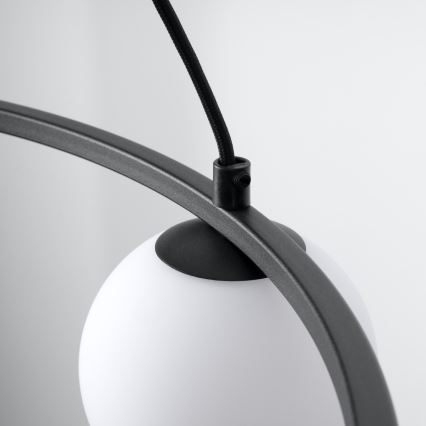 Lámpara colgante YOLI 3xG9/8W/230V negro