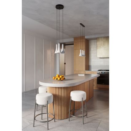 Lámpara colgante REA 2xE14/12W/230V concreto