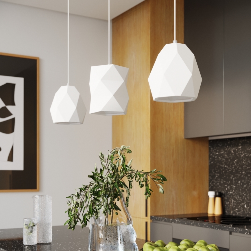 Lámpara colgante GOBI 1xE27/15W/230V cerámica