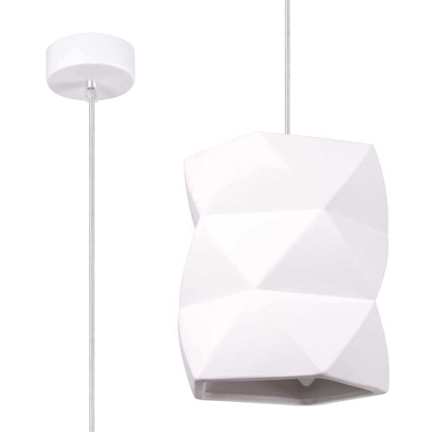 Lámpara colgante GOBI 1xE27/15W/230V cerámica