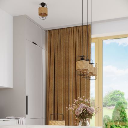 Lámpara colgante GIZUR 3xE27/15W/230V