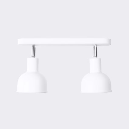Foco ELBA 2xE27/15W/230V blanco