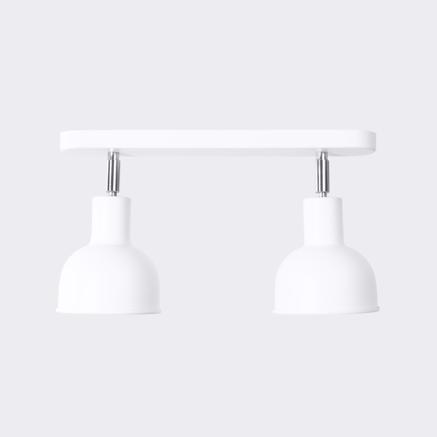 Foco ELBA 2xE27/15W/230V blanco