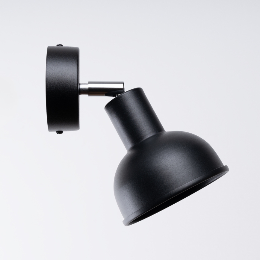 Foco de pared ELBA 1xE27/15W/230V negro