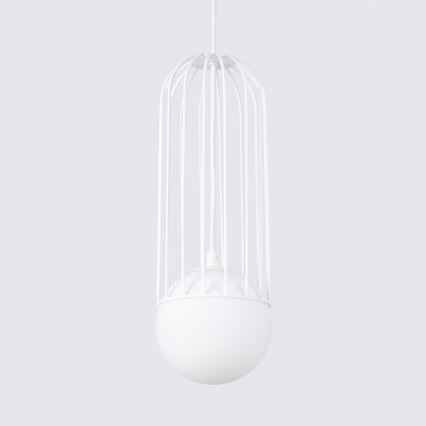 Lámpara colgante BRINA 1xG9/8W/230V blanco