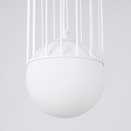 Lámpara colgante BRINA 1xG9/8W/230V blanco