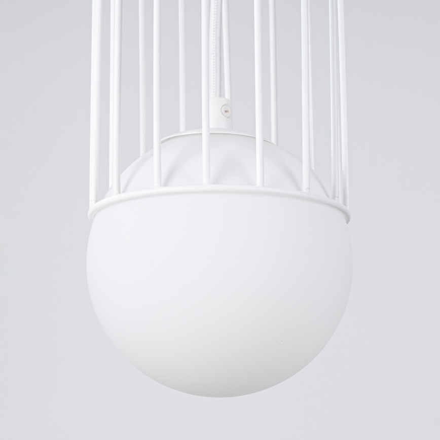 Lámpara colgante BRINA 1xG9/8W/230V blanco