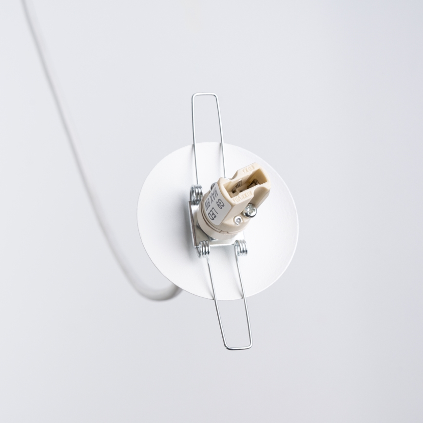 Lámpara colgante BRINA 1xG9/8W/230V blanco