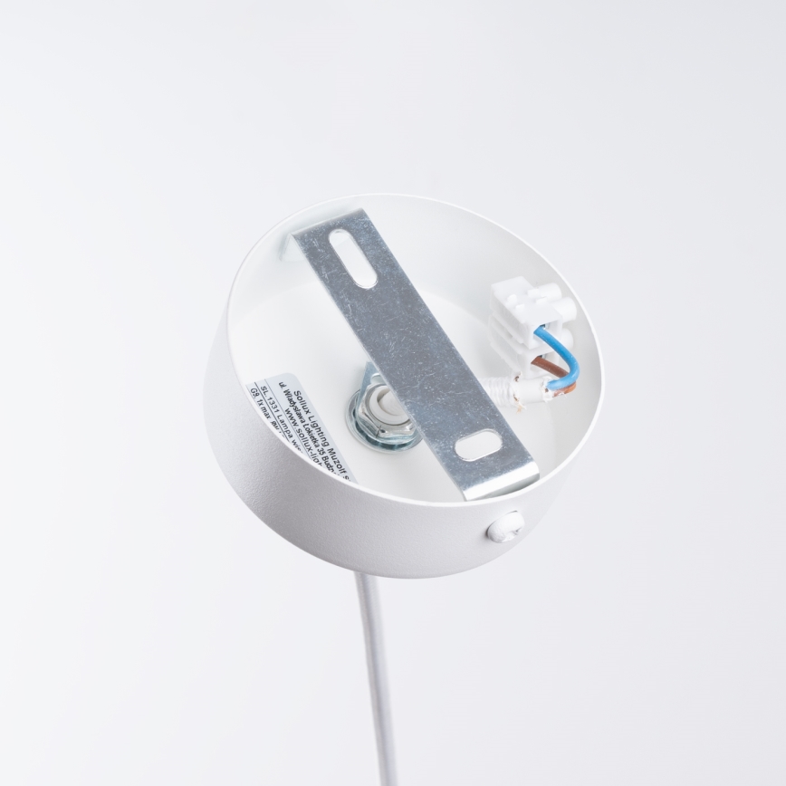 Lámpara colgante BRINA 1xG9/8W/230V blanco